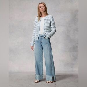 Light Blue Marlee Cotton Cardigan